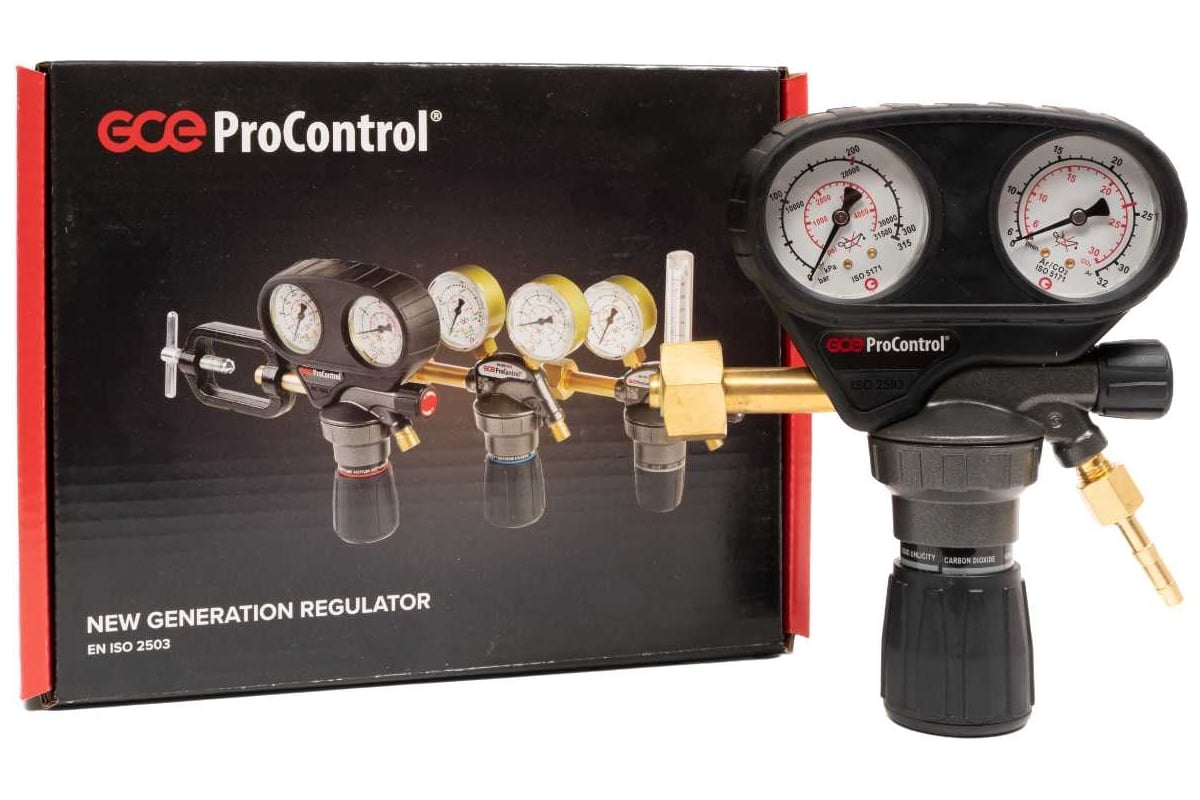 Регулятор для углекислоты и аргона ProControl Ar/CO2 - 200 GCE PC0780647