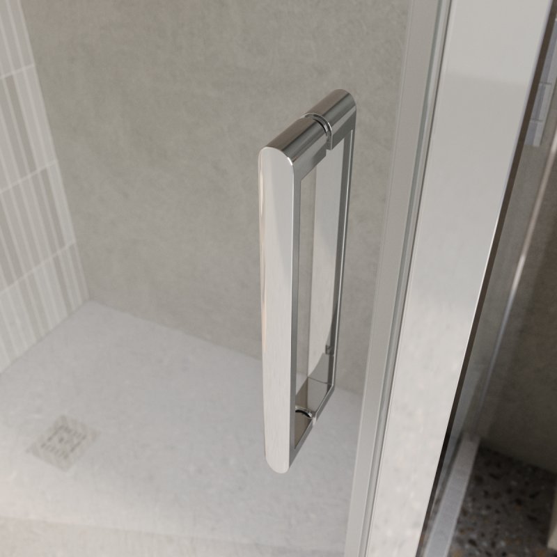 Душевой уголок BelBagno LUCE-AH-1-140/90-C-Cr 140x90 прозрачный, хром