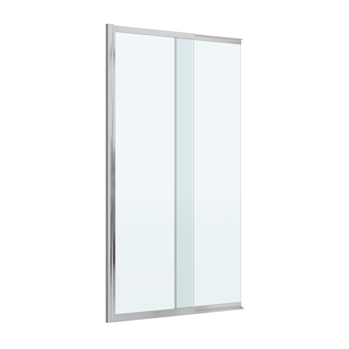 Шторка для ванны Cezares SLIDER-FIX-VF-11-100/150-C-Cr 100x150 прозрачная, хром