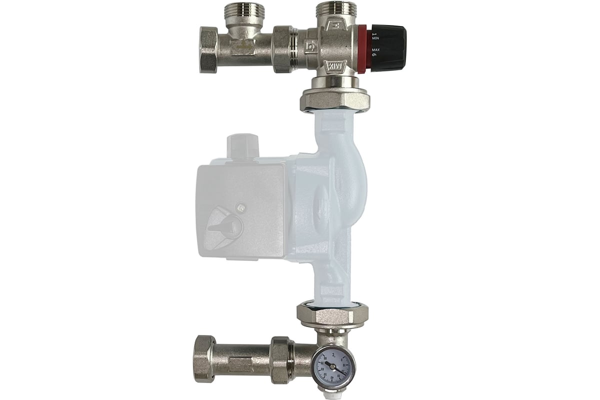 Смесительный узел серии S Wester DN25,Kvs2.5,PN10,НР 1",20-43C 0-33-0200