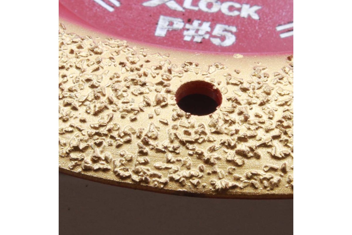 Обдирочный шлифовальный диск по дереву Альфадиск Альфа 125*22,23/X-lock закруглённый Раунд 5 Лайт 7093