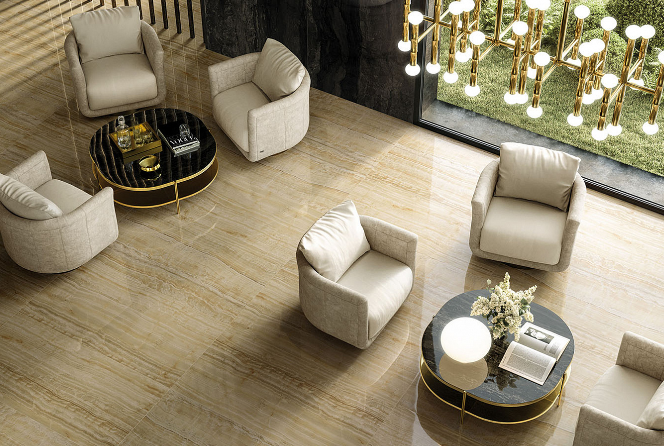 Керамогранит Atlas Concorde Marvel Edge Gold Onyx 75x75 см, AAIY