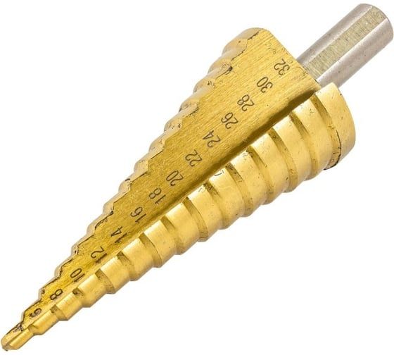 Ступенчатое сверло (4-32 мм, HSS 4241) Rockforce RF-44740 (29879)