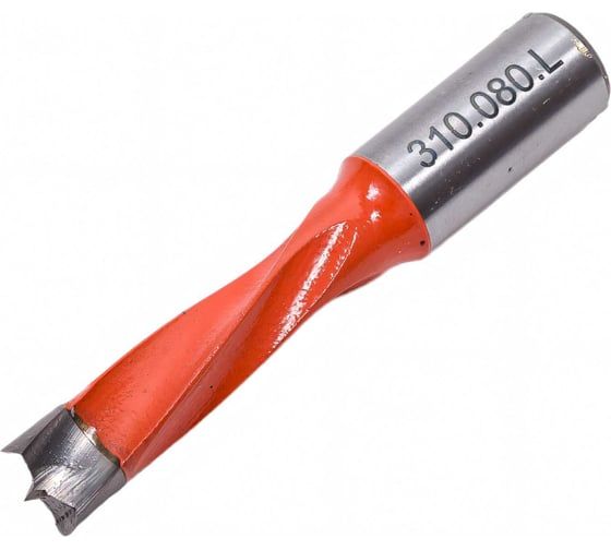 Сверло присадочное глухое 8x57x10 мм, для ЛДСП, левое WOODWORK 310.080.L