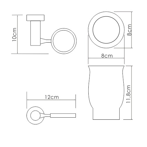 Держатель для стакана WasserKRAFT K-24128