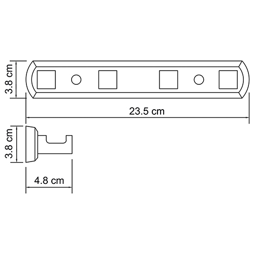 Крючок-кронштейн WasserKRAFT Dill K-3974