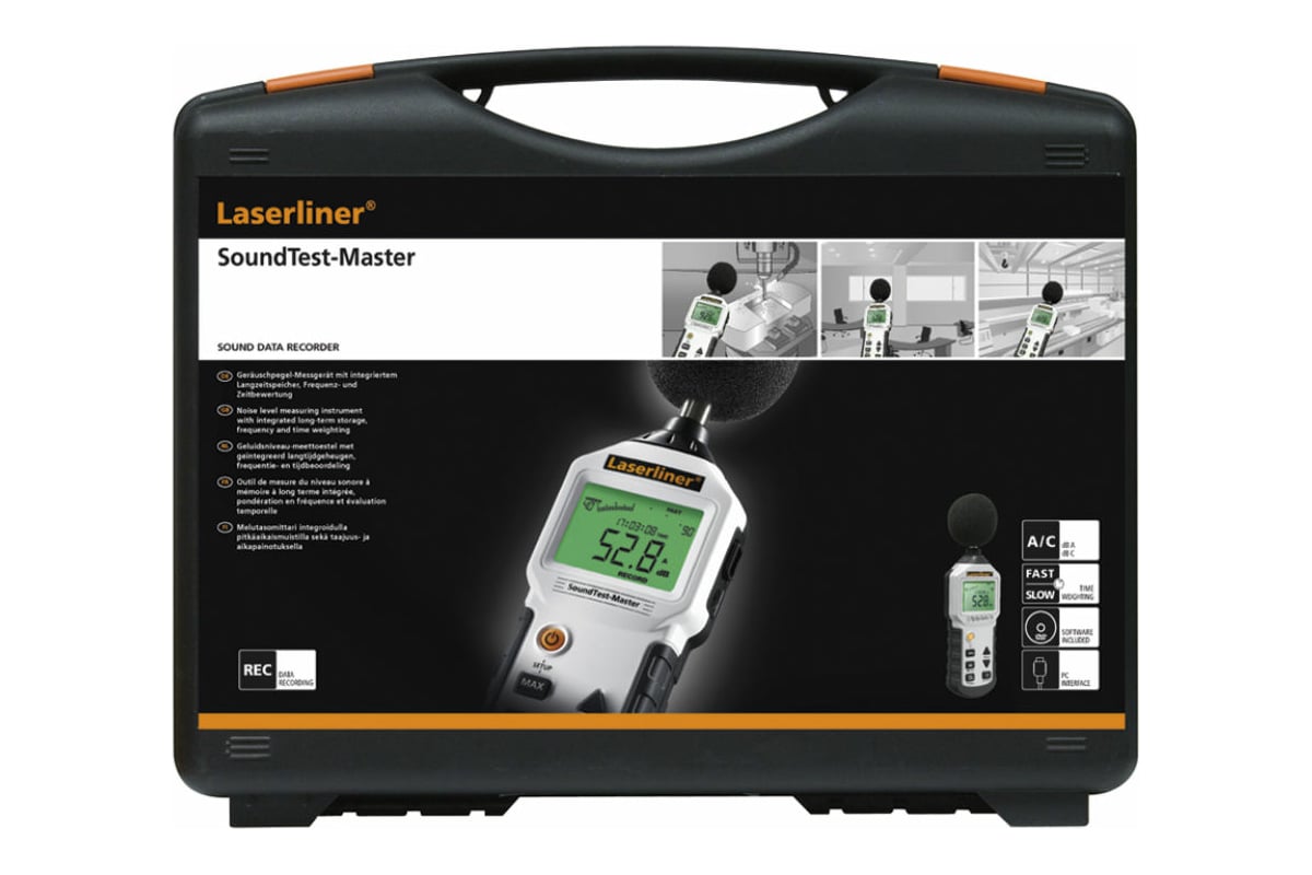 Прибор для измерения уровня шума Laserliner SoundTest-Master 082.070A