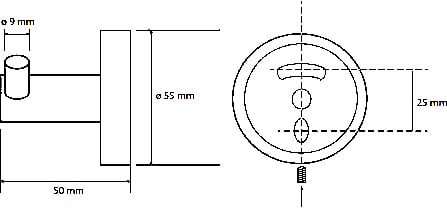 Крючок Bemeta Amber 155106032 двойной медное золото матовое