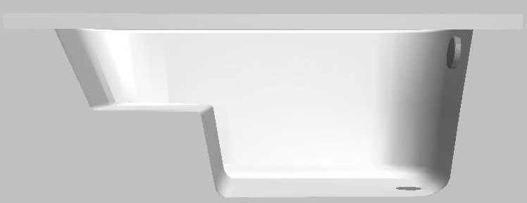 Акриловая ванна Riho Petit 120x70