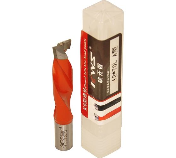 Сверло для глухих отверстий KWS HW 12х43х70 мм, Z=2, L K6 4040-01003-A1270L
