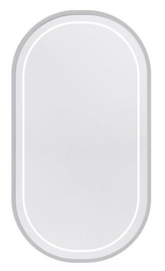 Зеркало Caprigo Контур М-359S-CR 55 см с подсветкой, серебро