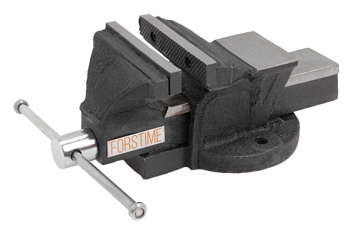 Тиски стальные с наковальней FORSTIME 4" (100мм) FT-6540204(60291)