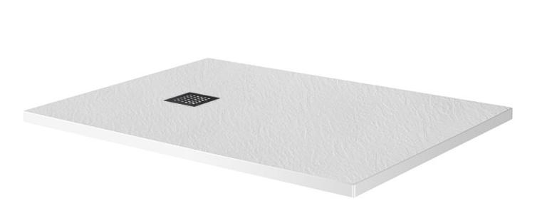 Поддон для душа BelBagno TRAY-MR-UNO-AH-140/90-35-W-NO 140x90 белый, накладка черный