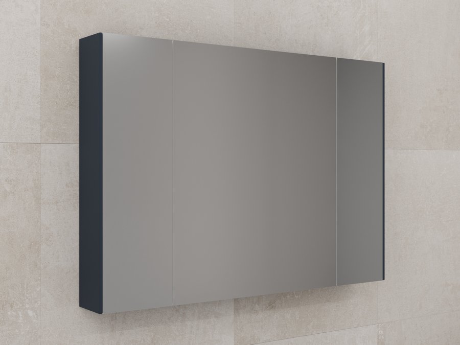 Зеркальный шкаф Style Line Лима 100x70 см графит ЛС-00002343