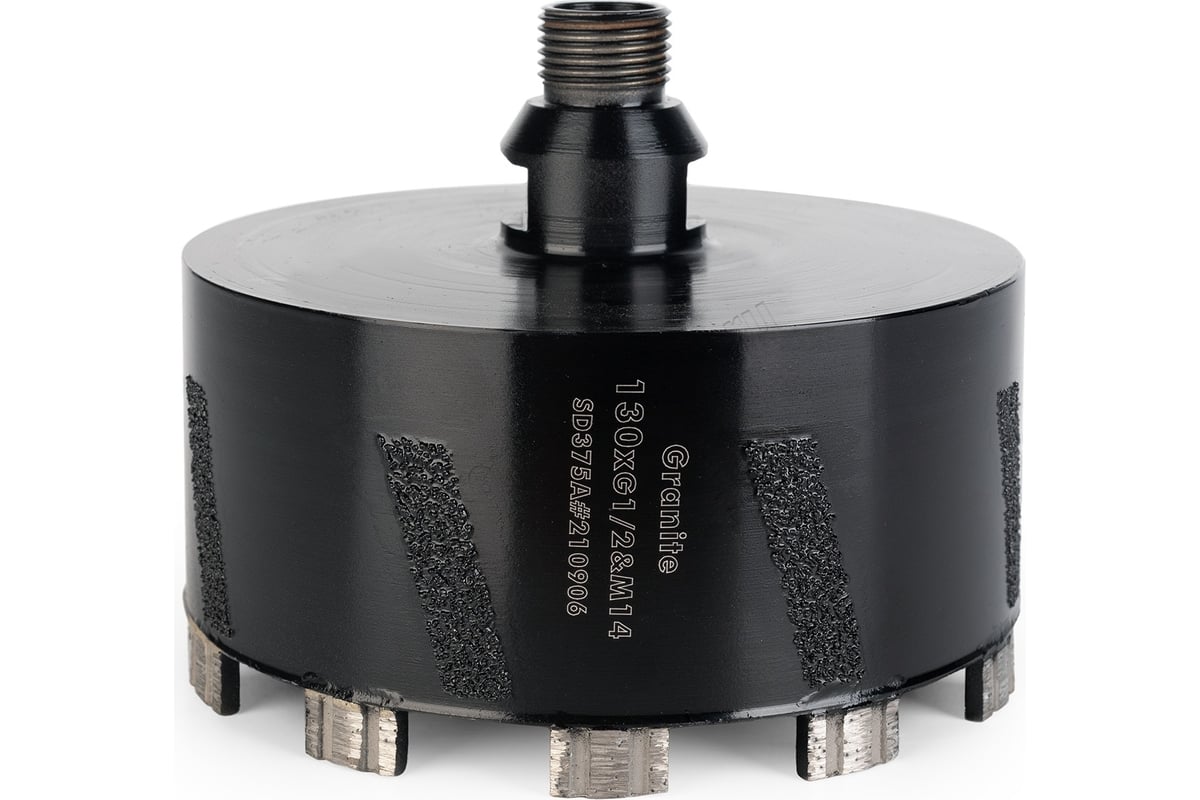 Сверло турбо-сегментное Brazed 1/2", M14, 130 мм, 50 мм TECH-NICK 001.600.9576