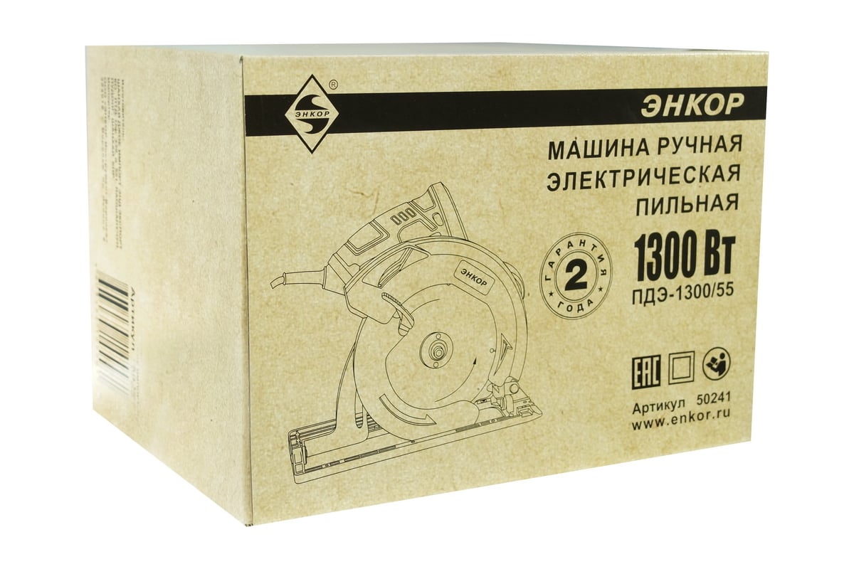 Дисковая пила Энкор ПДЭ-1300/55 50241