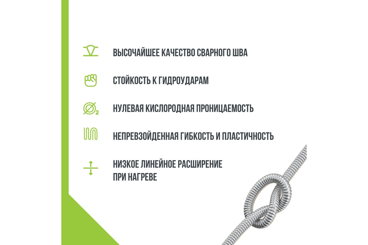 Труба гофрированная Stahlmann Ecoline 15А, неотожженная, 20 м 2293341