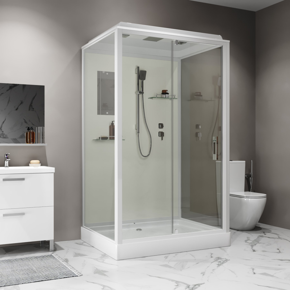 Душевая кабина Niagara Standart ST100/80/15Q 100x80 стекло прозрачное, без г/м