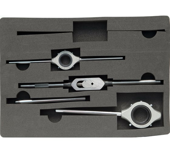 Набор метчиков и плашек Bucovice Tools M24 M3-M24, HSS, 60пр 340240