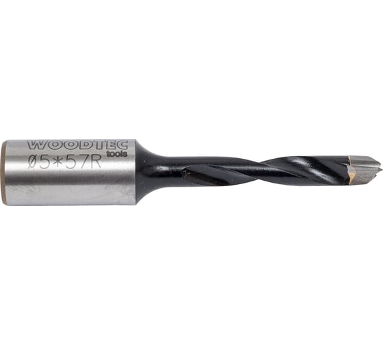 Сверло глухое 5x25x57 мм, S10x20 мм, R Woodtec ИН 359056