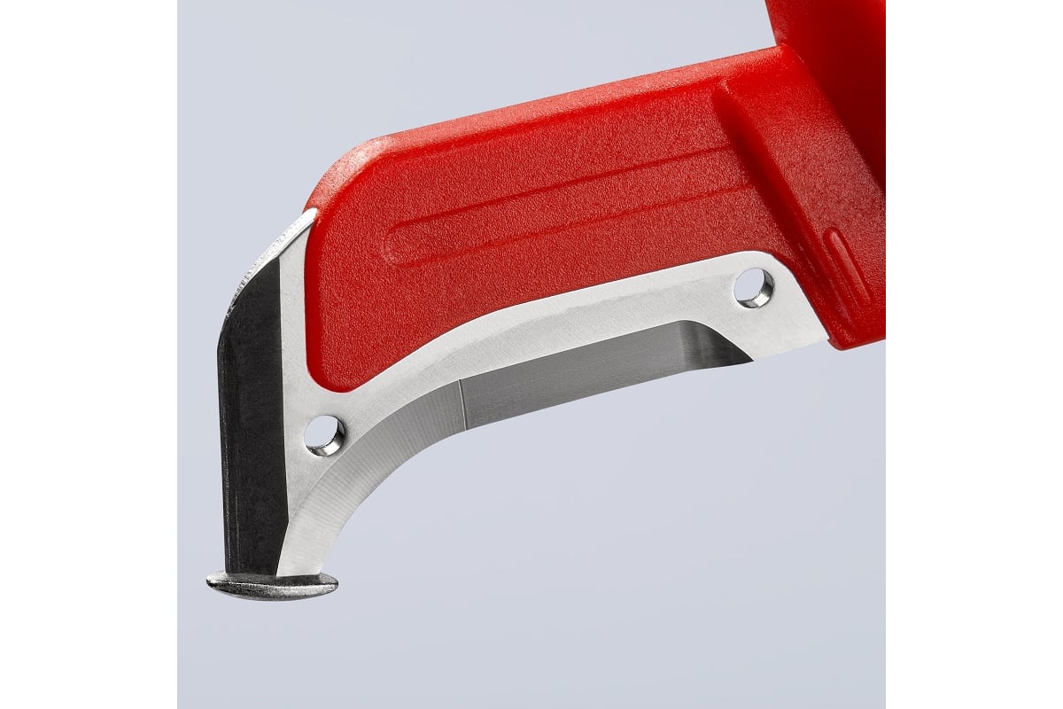 Нож для удаления изоляции Knipex VDE, с "пяткой", нержавеющая хирургическая сталь KN-9855SB