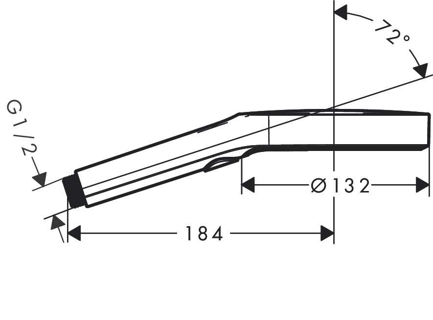 Душевая лейка Hansgrohe Rainfinity 130 3jet 26864140 шлифованная бронза