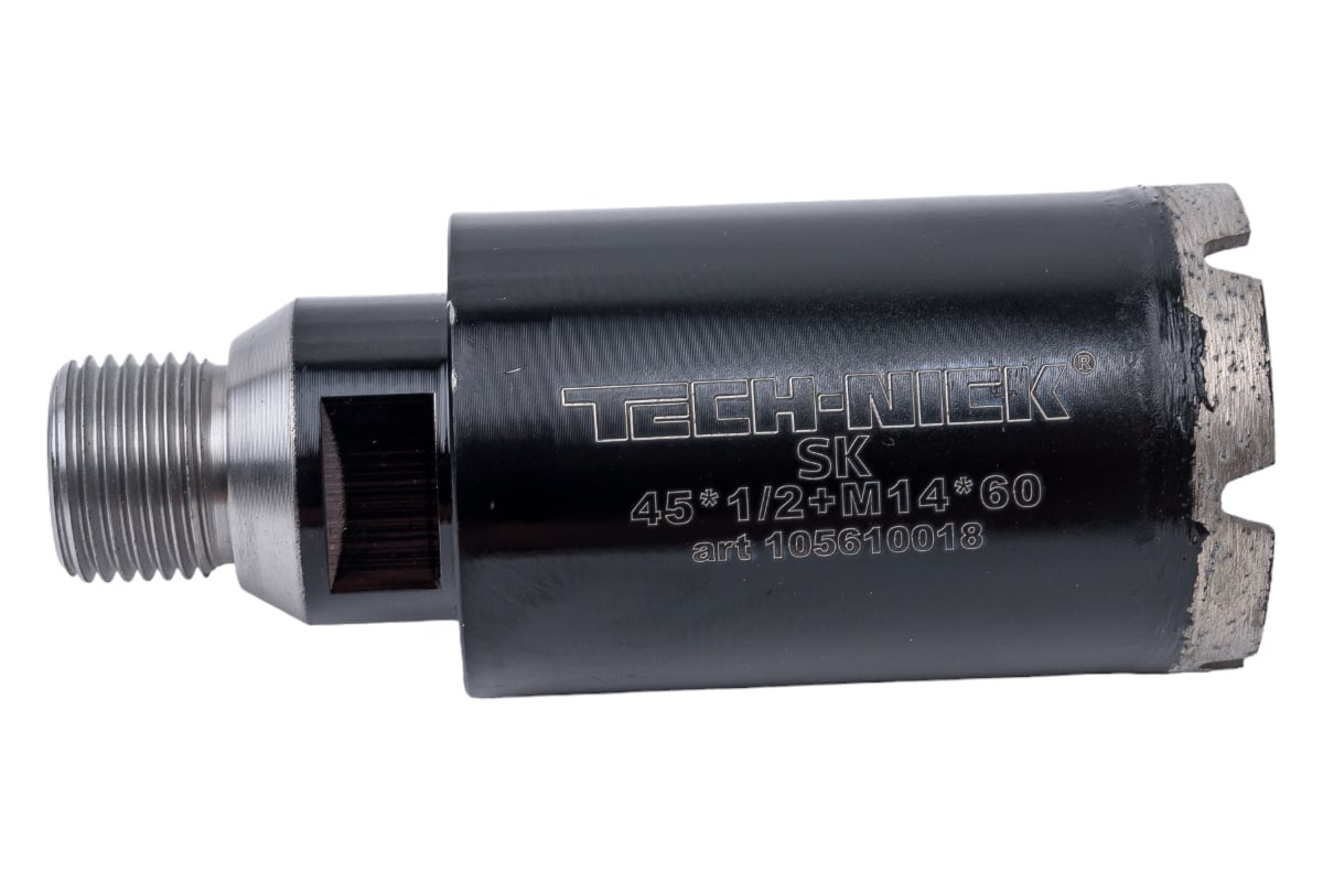 Коронка алмазная, спекание 45х60 мм, 1/2/M14 SK TECH-NICK 105610018