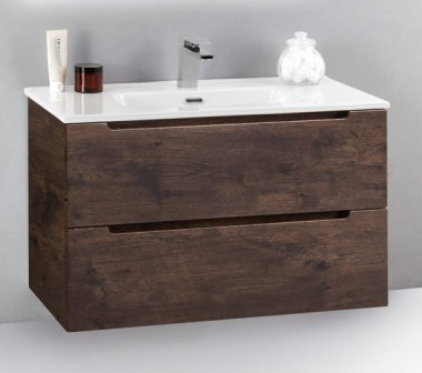 Тумба с раковиной BelBagno Etna 80x39 см Rovere Moro