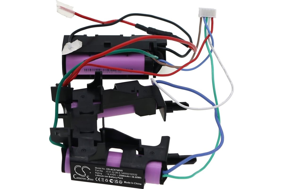 Аккумулятор CS-ACX740VX для AEG CX7-2-3, CX7-2-HO2, CX7-30, Electrolux, p/n: 140112523026, 14.4V 2.5Ah Cameron Sino P103.00067