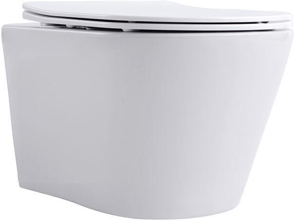 Подвесной унитаз Aquanet Rimless Atago 2.0 W LX-1905 с инсталляцией