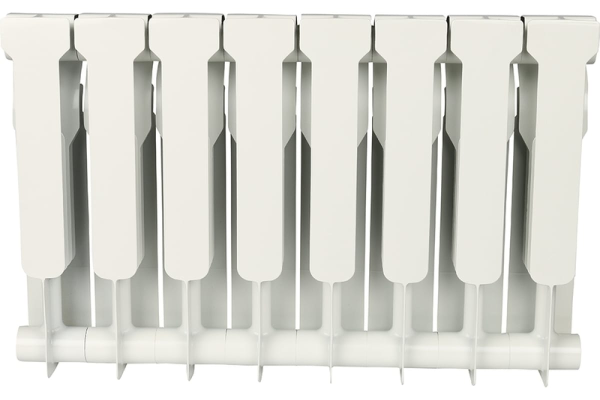 Биметаллический радиатор Rommer Profi BM 350 BI350-80-80-130 8 секций RAL9016 86631