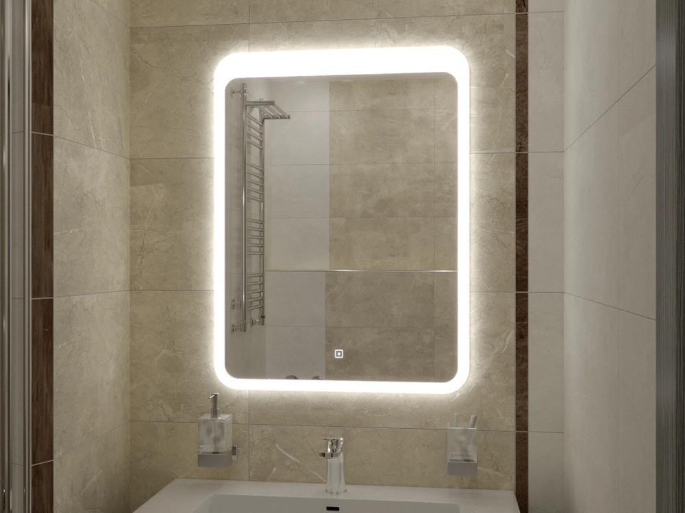 Зеркало Континент Lacio LED 50x70 см с подсветкой ЗЛП530