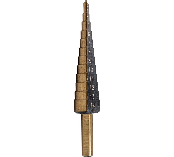Сверло ступенчатое в блистере HSS424 Forsage F-44738(49820)