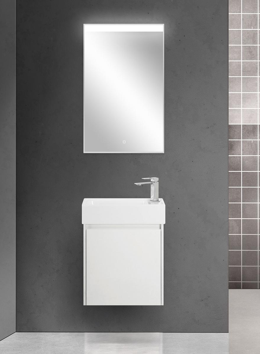 Тумба с раковиной BelBagno Kraft Mini 50 см Bianco Opaco, L