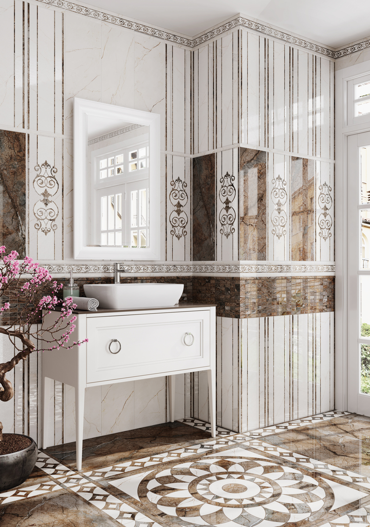 Бордюр Kerama Marazzi Театро обрезной 5.5х25 см, HGD\A418\12141R