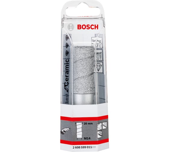 Фреза алмазная для УШМ (20 мм; M14) Bosch 2608599011