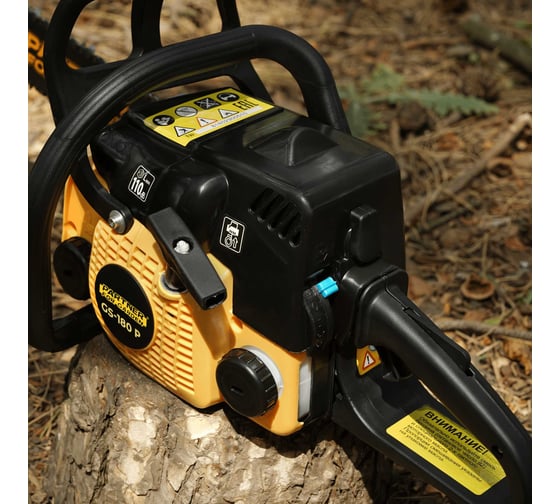 Бензопила Partner For Garden GS-180 / GS-180 P (бензиновая 1.5 л.с, мощность 2 кВт, объем двигателя 49,3 см3 , длина шины 16" - 40 см) ШК 5581