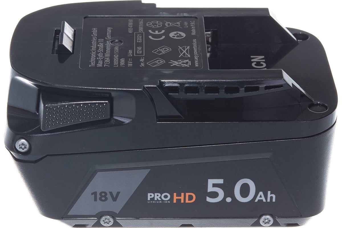 Аккумулятор L1850SHD 18В, 5Ач, Li-Ion AEG 4935478860