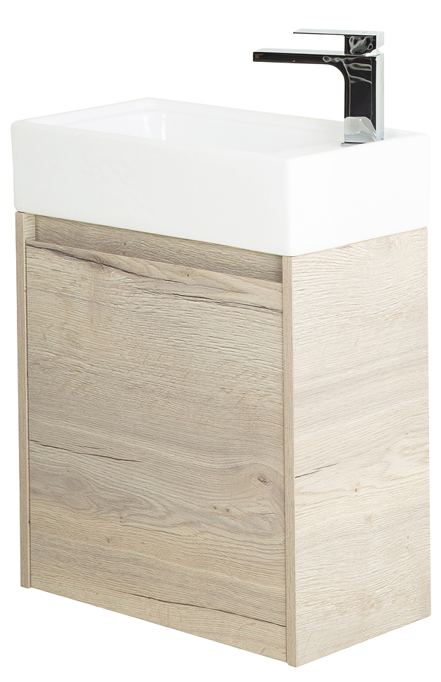 Мебель для ванной BelBagno Kraft Mini 50 см Rovere Galifax Bianco, R