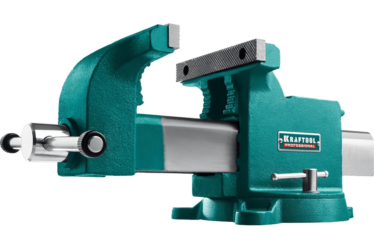 Стальные слесарные тиски Kraftool Steel 125 мм 32701-125