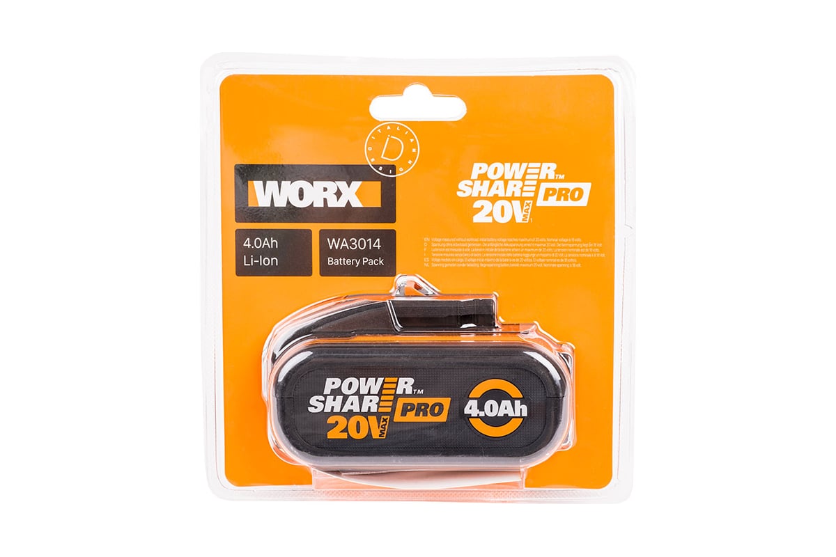 Аккумулятор (20 В; 4 Ач) Worx WA3014