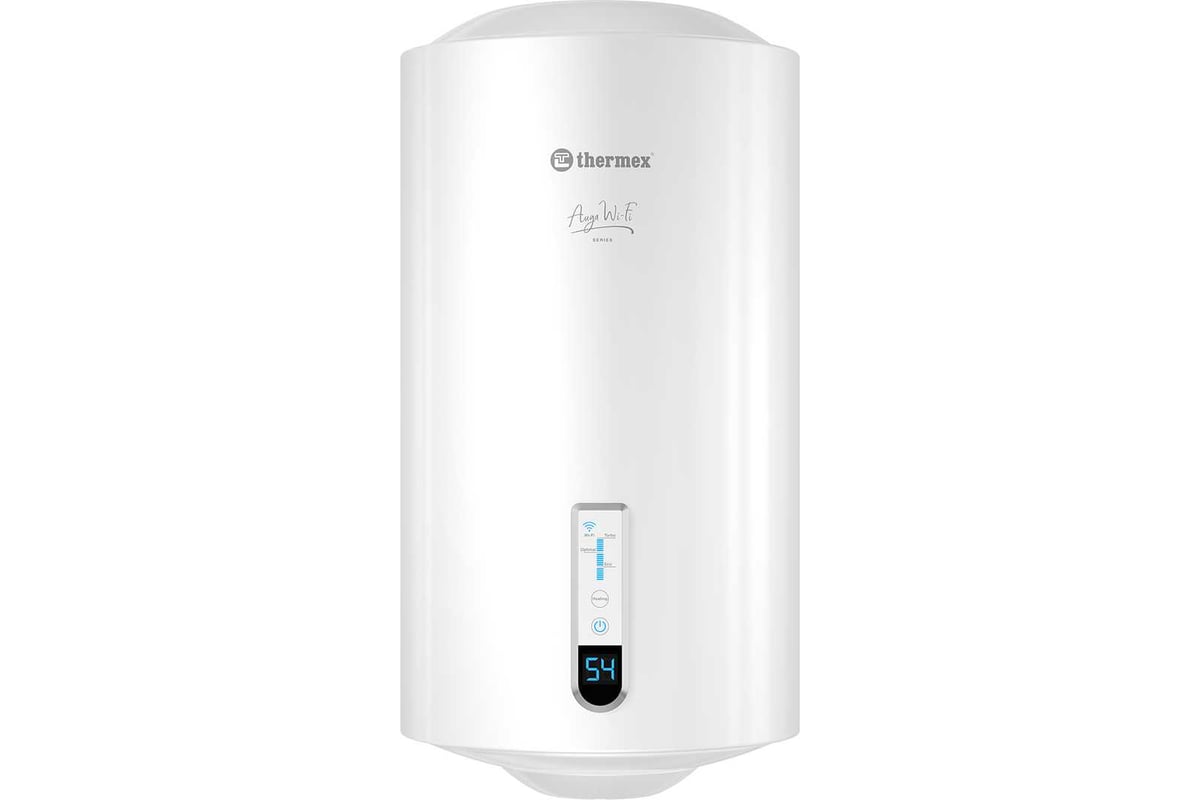 Водонагреватель аккумуляционный электрический бытовой Thermex Auga 50 V Slim Wi-Fi ЭдЭБ04920