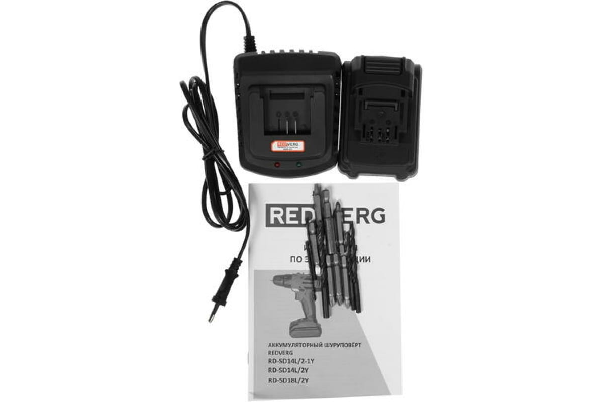 Аккумуляторная дрель-шуруповерт Redverg RD-SD18L/2Y