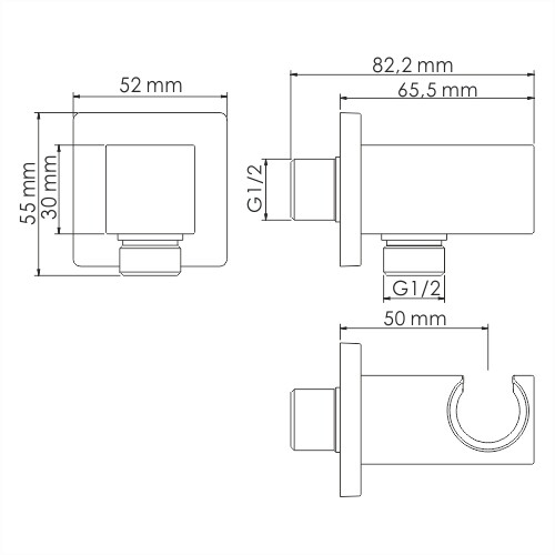 Шланговое подключение WasserKRAFT A125