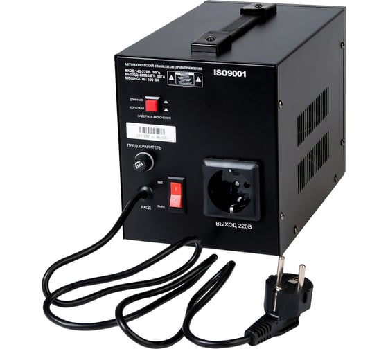 Релейный однофазный стабилизатор напряжения Промсвязь СТАБУР СНР-500 STBSNR500