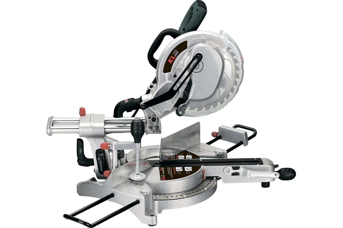 Профессиональная пила торцовочная с протяжкой KLPRO KLGK1509 1900 w 250 mm 14027