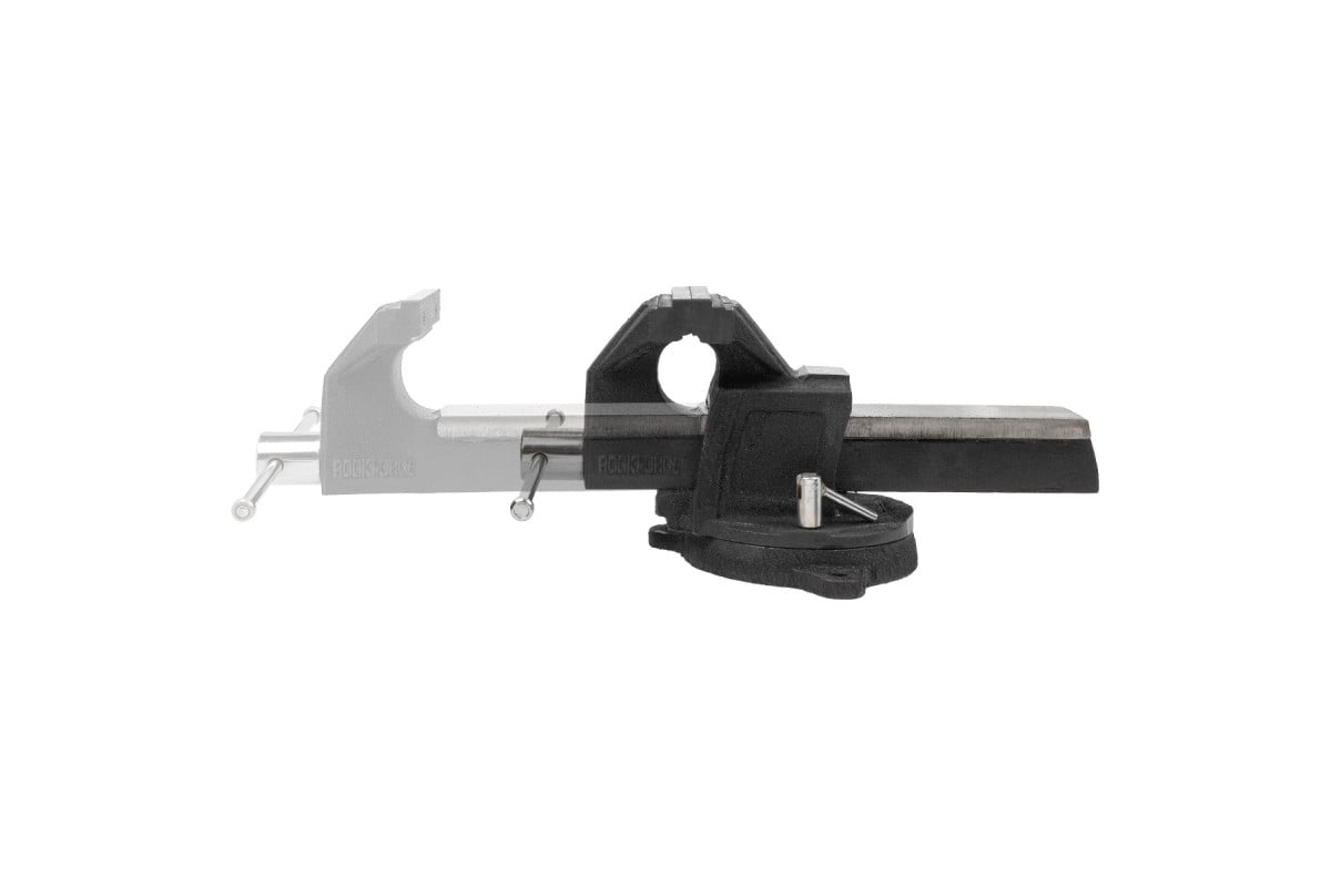 Тиски стальные усиленные поворотные с наковальней Rockforce 10"-250 мм RF-6540910(59934)
