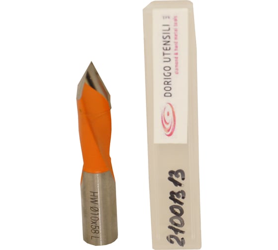 Сверло для сквозных отверстий DORIGO HW Ø10x27x57.5 S=Ø10x26 Z=2 LH 21001313