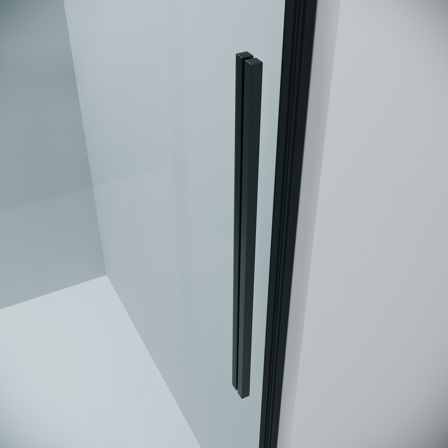 Душевая дверь Grossman Galaxy 110x195 прозрачное, черный матовый 100.K33.01.110.21.00