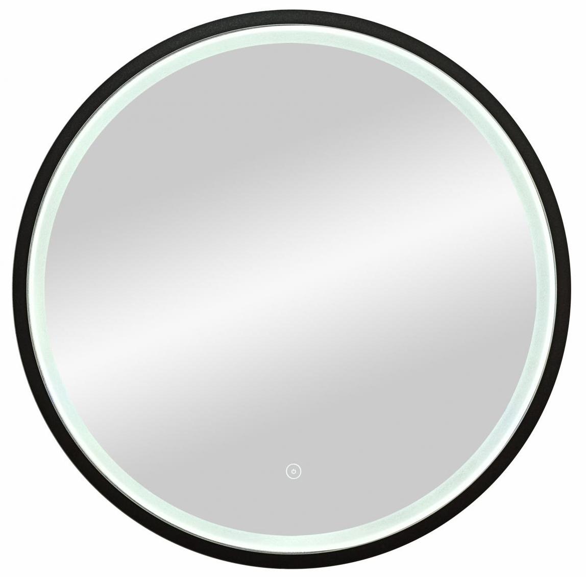 Зеркало Континент Style Black LED 80 см с подсветкой ЗЛП2254